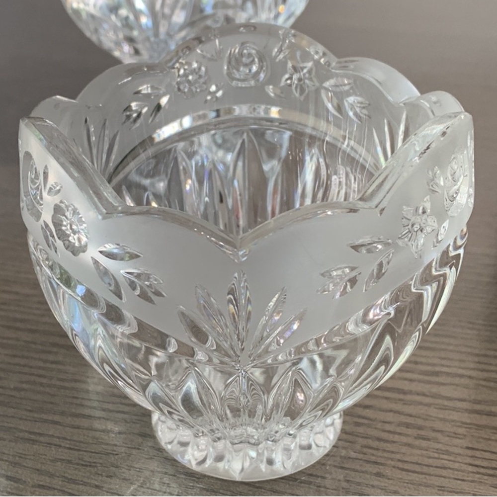 Retired Elegant Crystal Candy Dish 24% Crystal.. Like ~New~ Cond. Party …